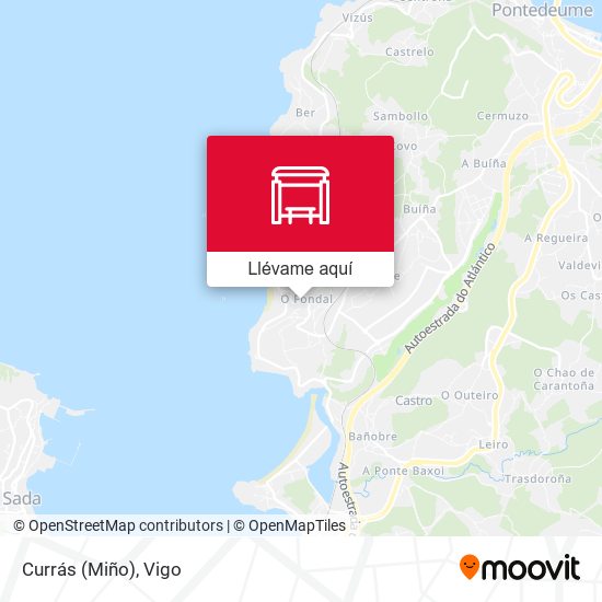 Mapa Currás (Miño)