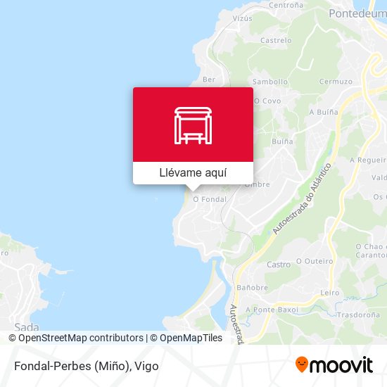 Mapa Fondal-Perbes (Miño)