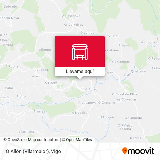 Mapa O Allón (Vilarmaior)