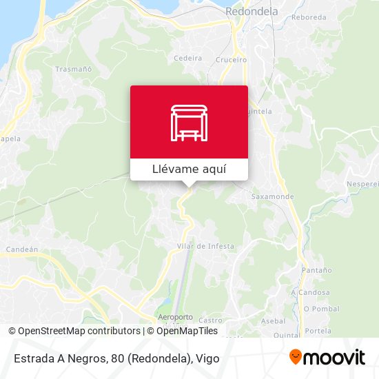 Mapa Estrada A Negros, 80 (Redondela)