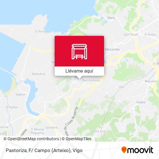 Mapa Pastoriza, F/ Campo (Arteixo)