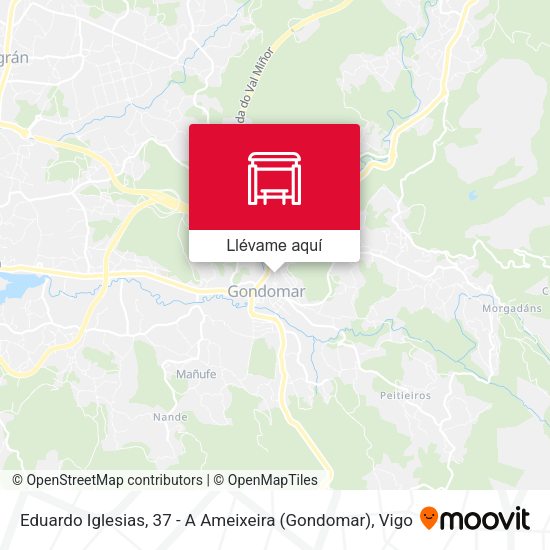 Mapa Eduardo Iglesias, 37 - A Ameixeira (Gondomar)