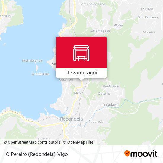 Mapa O Pereiro (Redondela)