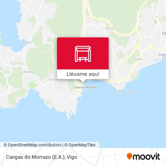 Mapa Cangas do Morrazo (E.A.)