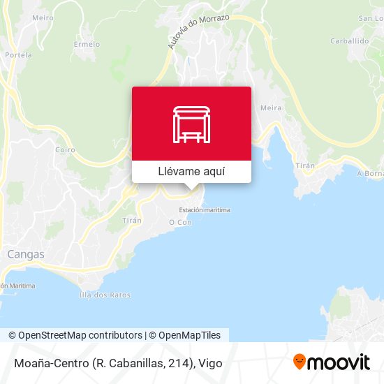 Mapa Moaña-Centro (R. Cabanillas, 214)