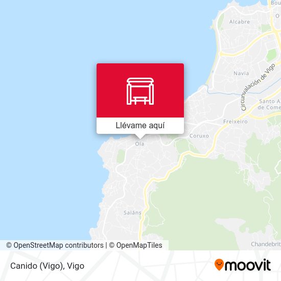 Mapa Canido (Vigo)