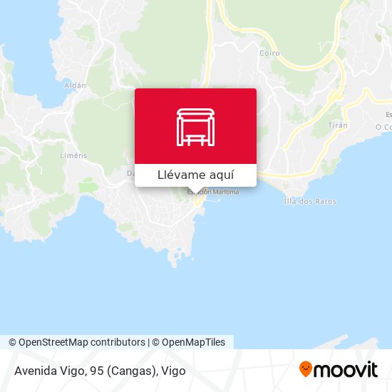 Mapa Avenida Vigo, 95 (Cangas)