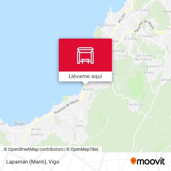 Mapa Lapamán (Marín)