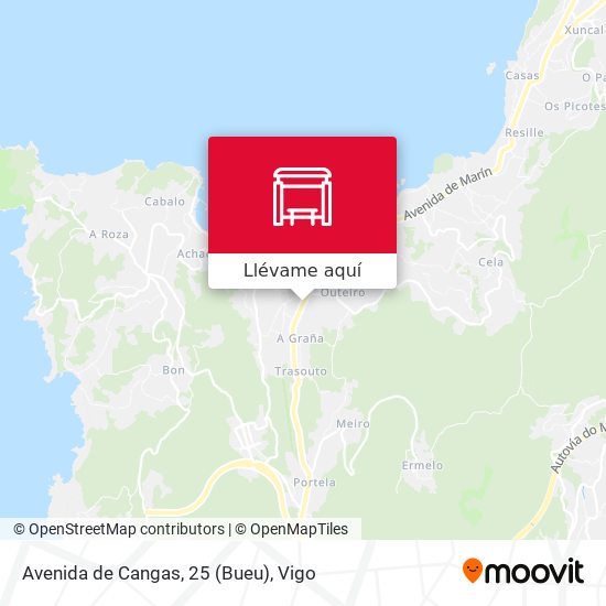 Mapa Avenida de Cangas, 25 (Bueu)