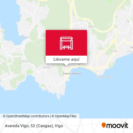 Mapa Avenida Vigo, 52 (Cangas)