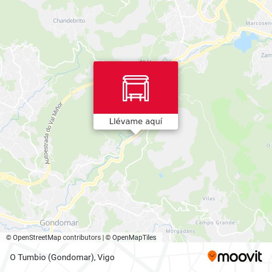 Mapa O Tumbio (Gondomar)