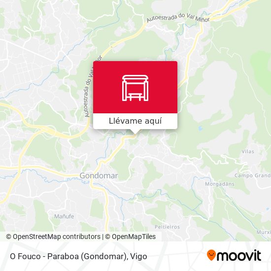 Mapa O Fouco - Paraboa (Gondomar)