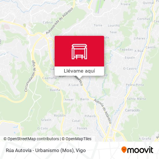 Mapa Rúa Autovía - Urbanismo (Mos)