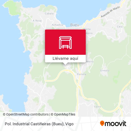 Mapa Pol. Industrial Castiñeiras (Bueu)