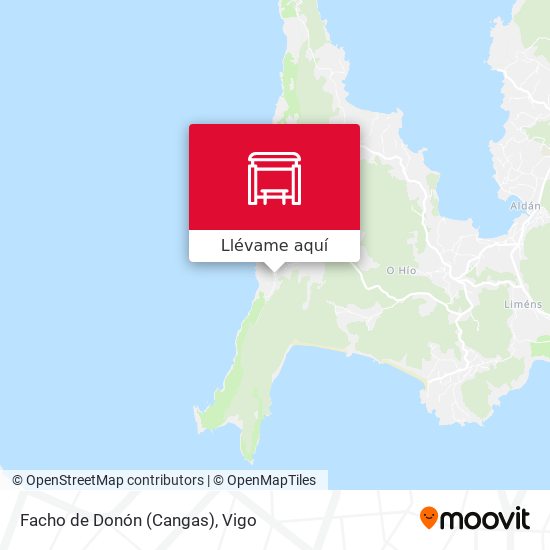 Mapa Facho de Donón (Cangas)