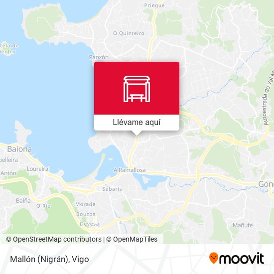 Mapa Mallón (Nigrán)