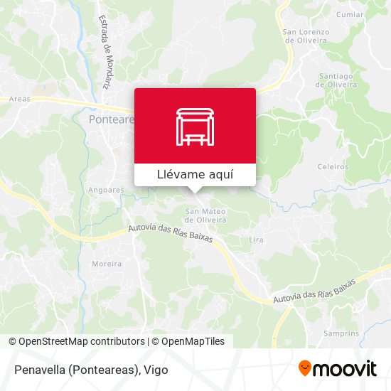 Mapa Penavella (Ponteareas)