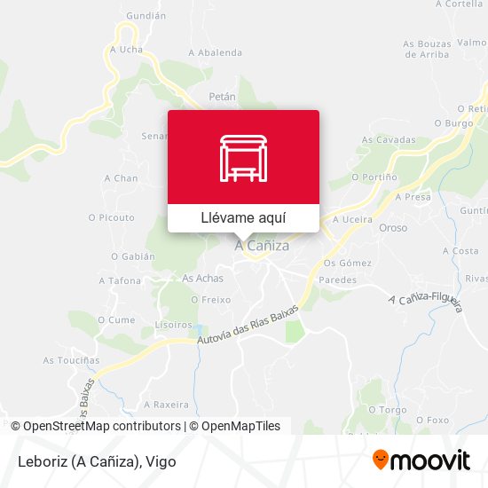 Mapa Leboriz (A Cañiza)