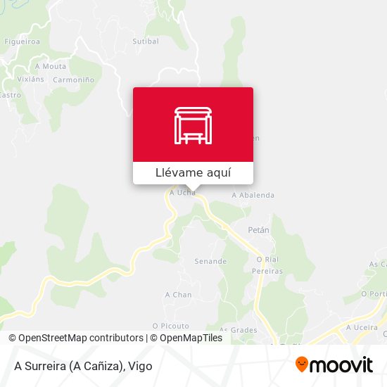 Mapa A Surreira (A Cañiza)