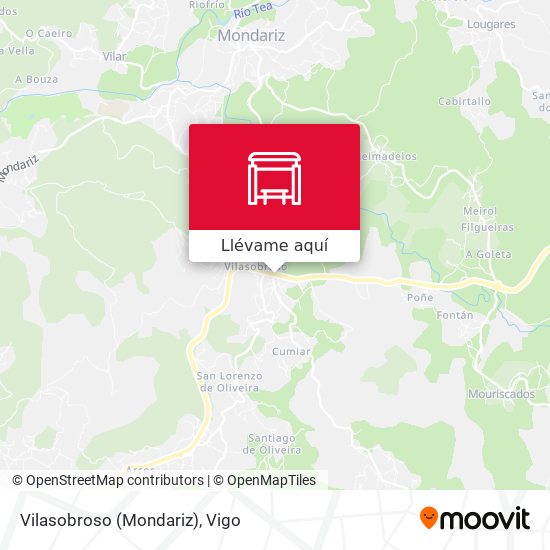Mapa Vilasobroso (Mondariz)