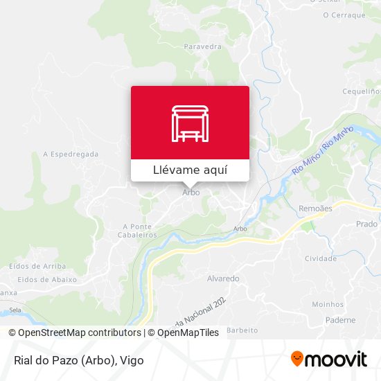 Mapa Rial do Pazo (Arbo)