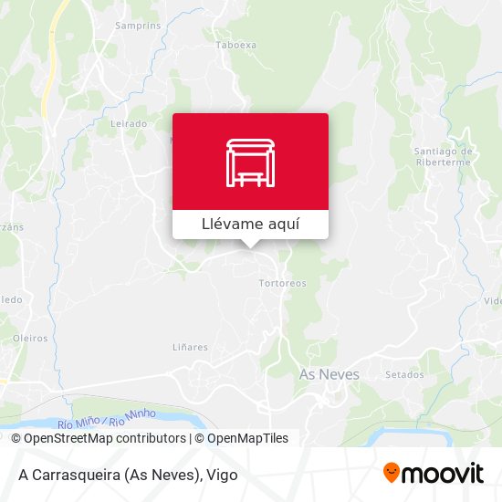 Mapa A Carrasqueira (As Neves)
