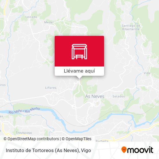 Mapa Instituto de Tortoreos (As Neves)