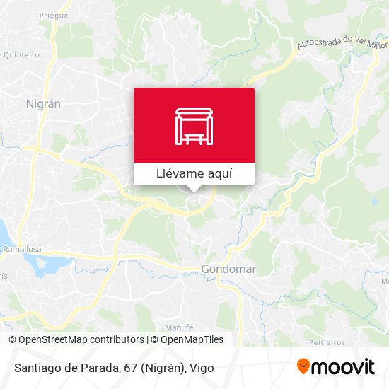 Mapa Santiago de Parada, 67 (Nigrán)