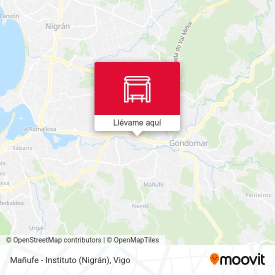 Mapa Mañufe - Instituto (Nigrán)