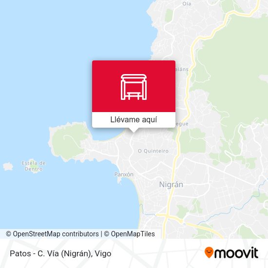 Mapa Patos - C. Vía (Nigrán)