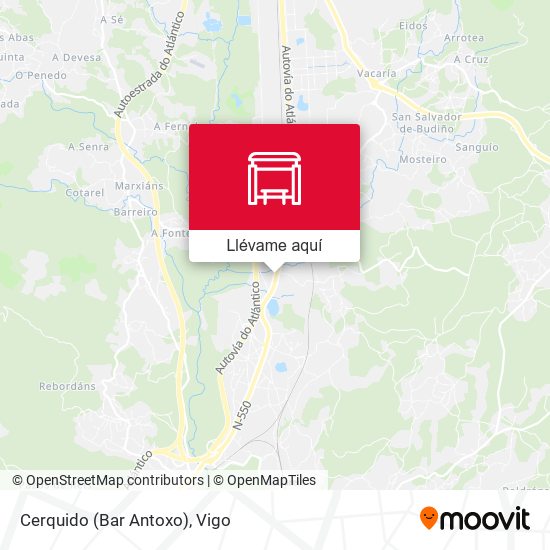 Mapa Cerquido (Bar Antoxo)