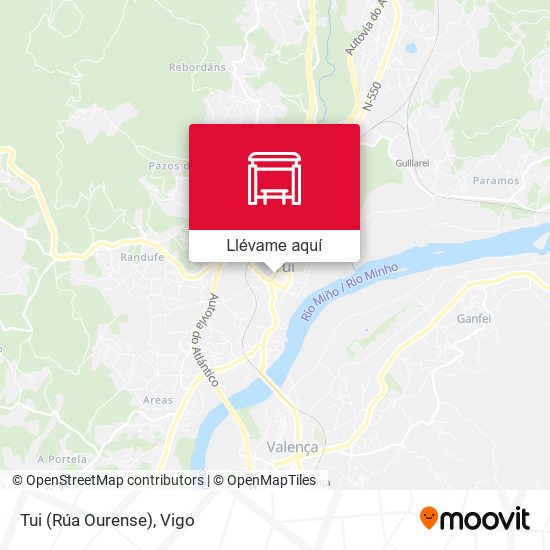 Mapa Tui (Rúa Ourense)