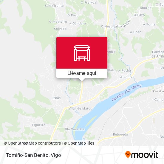 Mapa Tomiño-San Benito