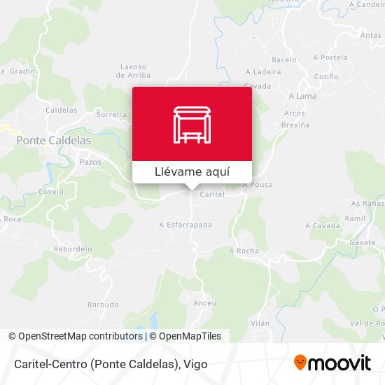 Mapa Caritel-Centro (Ponte Caldelas)