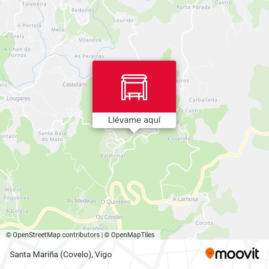 Mapa Santa Mariña (Covelo)