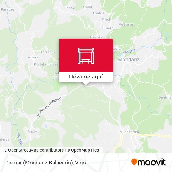 Mapa Cemar (Mondariz-Balneario)