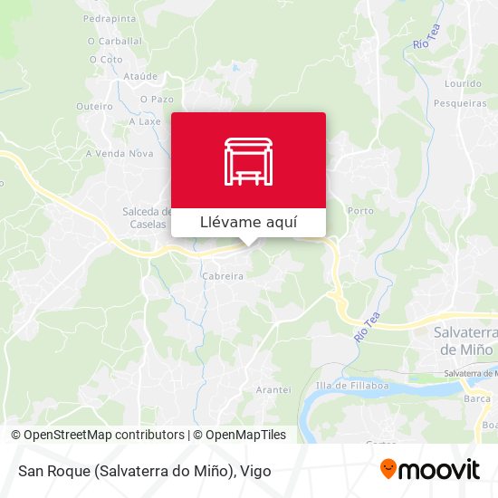 Mapa San Roque (Salvaterra do Miño)