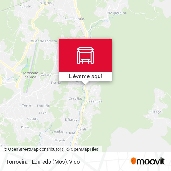 Mapa Torroeira - Louredo (Mos)