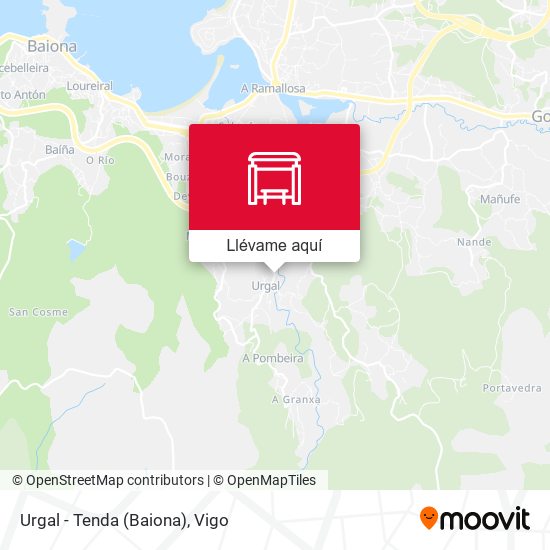 Mapa Urgal - Tenda (Baiona)