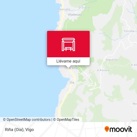 Mapa Riña (Oia)