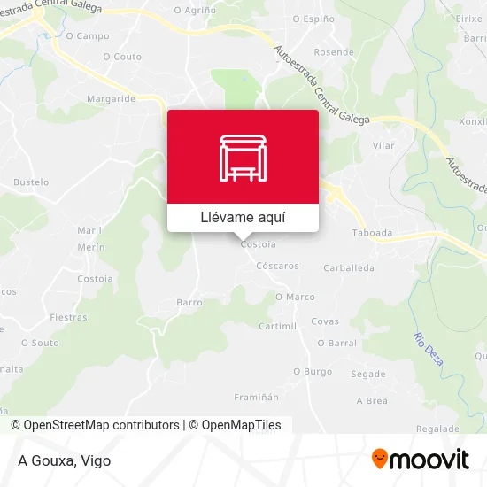 Mapa A Gouxa