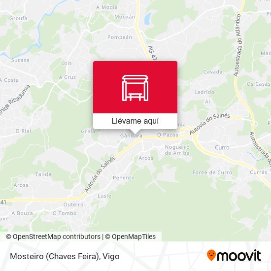 Mapa Mosteiro (Chaves Feira)