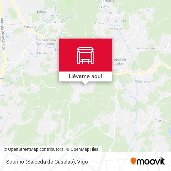 Mapa Souriño (Salceda de Caselas)