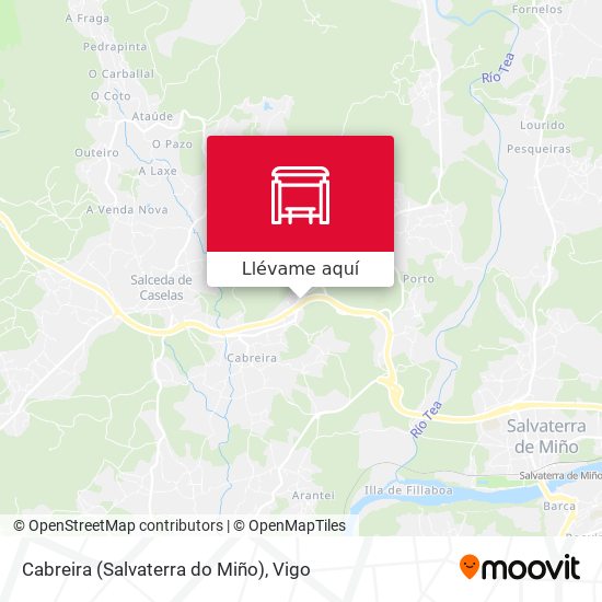 Mapa Cabreira (Salvaterra do Miño)