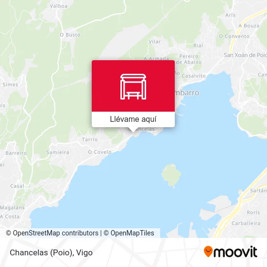 Mapa Chancelas (Poio)