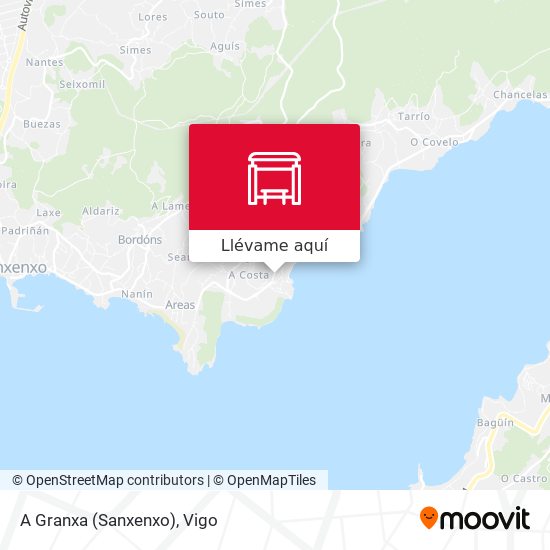 Mapa A Granxa (Sanxenxo)