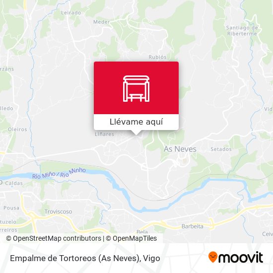 Mapa Empalme de Tortoreos (As Neves)