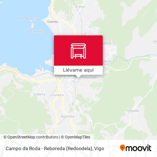 Mapa Campo da Roda - Reboreda (Redondela)