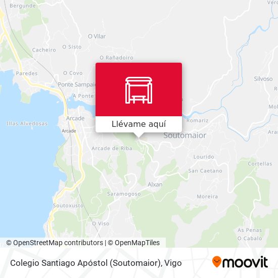 Mapa Colegio Santiago Apóstol (Soutomaior)