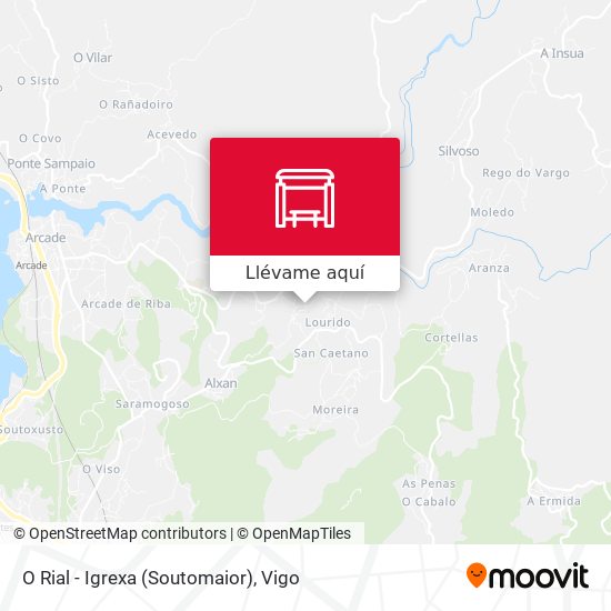 Mapa O Rial - Igrexa (Soutomaior)